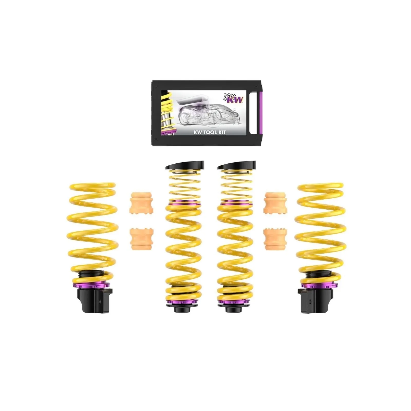 KW Suspensions 253200AN Комплект регулируемых пружин с занижением для BMW M2 F87 / M3 F80 / M4 F82