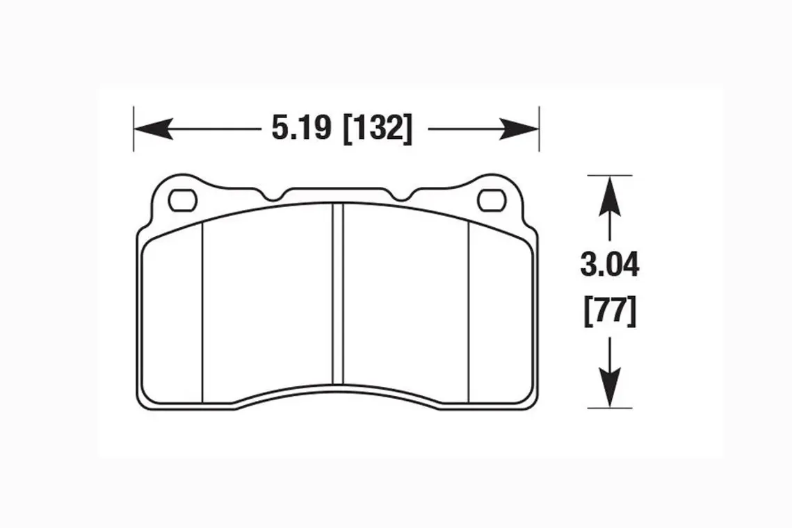 EBC RP-X DP81210RPX Передние тормозные колодки для MMC LANCER EVO, SUBARU WRX STI,Cupra Formentor