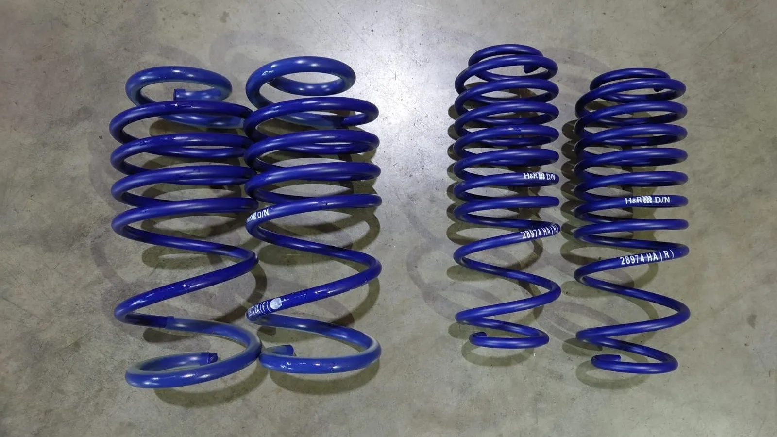 H&R 28974-2 Пружины с занижением VW Polo MK5 (6R)