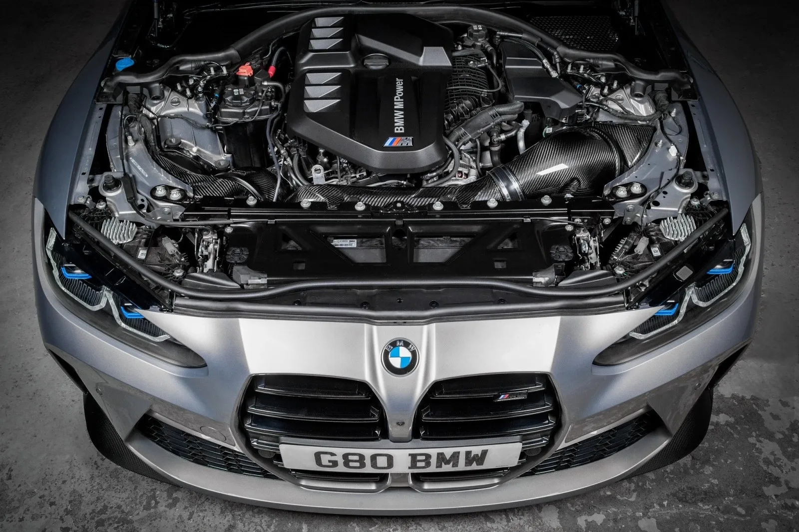 Eventuri EVE-G8XMV2-CF-INT Впускная система из карбона для BMW M3/M4 G8x
