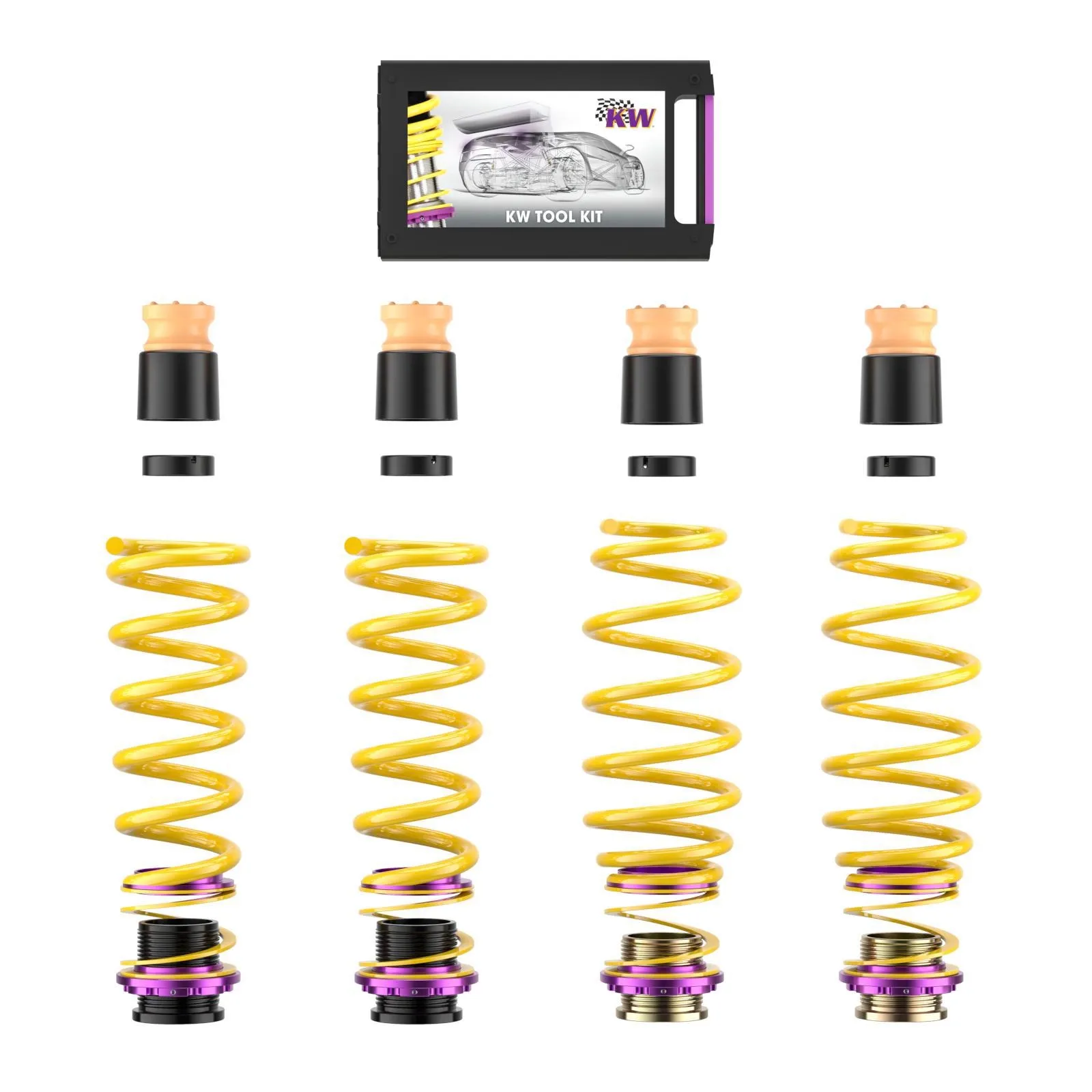 KW Suspension 253200CW Комплект регулируемых пружин с занижением для BMW M8 F91 F92 F93