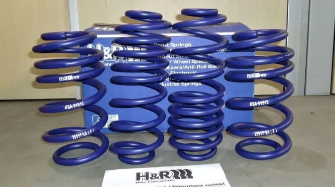 H&R 28917-1 Пружины с занижением Audi A6 (C7) / A7 (C7)
