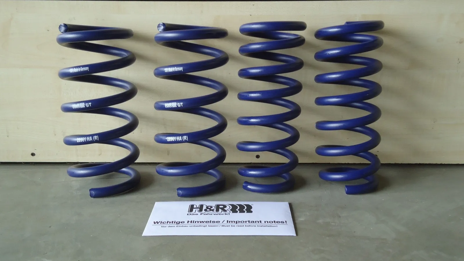 H&R 28961-1 Пружины с занижением для Infiniti FX37, FX50, EX37, QX50, QX70