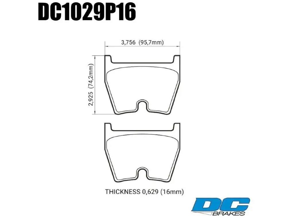 DC Brakes Street STR.S+ DC1029P15 Передние тормозные колодки для RS4/RS5/RS6/R8/RS-Q3/RS3 8V
