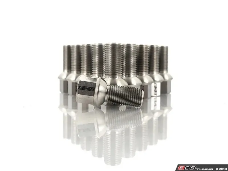 ECS Tuning Сферический болт колёсный из титана 14x1.5x27мм (комплект 20 штук)