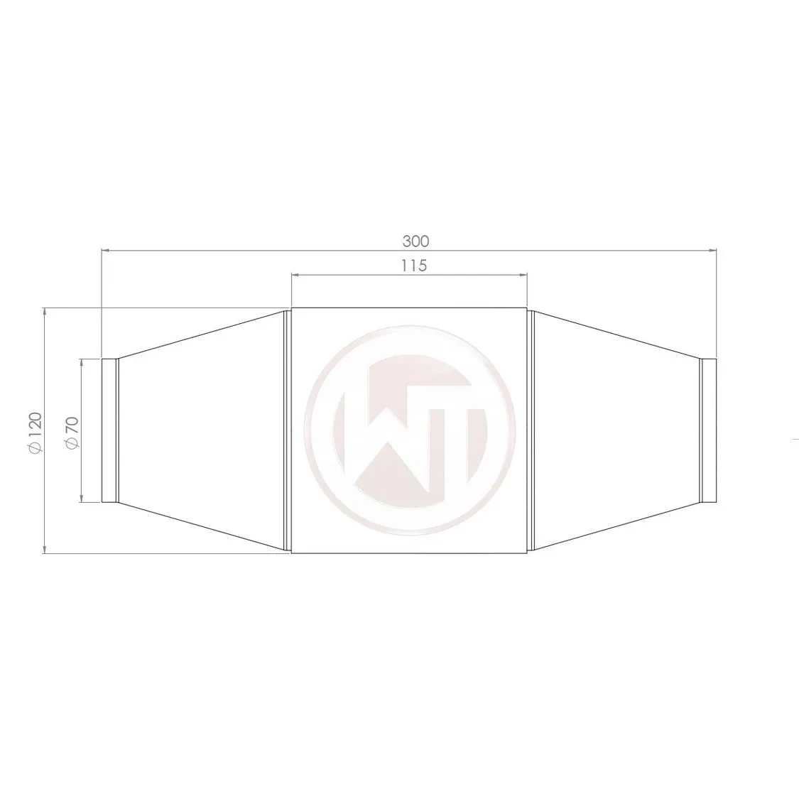 Wagner Tuning 009001013-100CPSI Спортивный катализатор 100cpi EU6