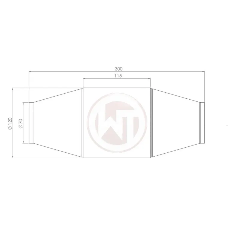 Wagner Tuning 009001013-100CPSI Спортивный катализатор 100cpi EU6