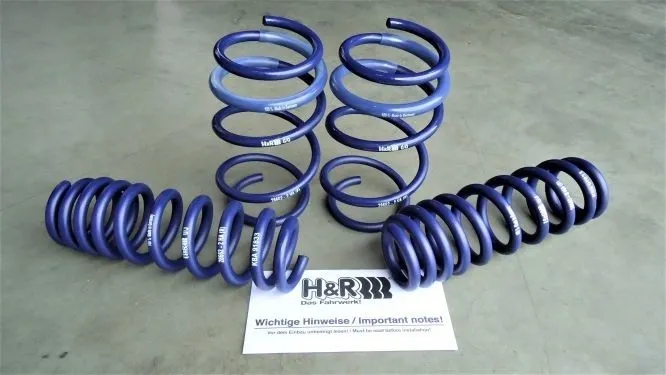 H&R 28662-1 Пружины с занижением для BMW 3 G20 / 4 G22