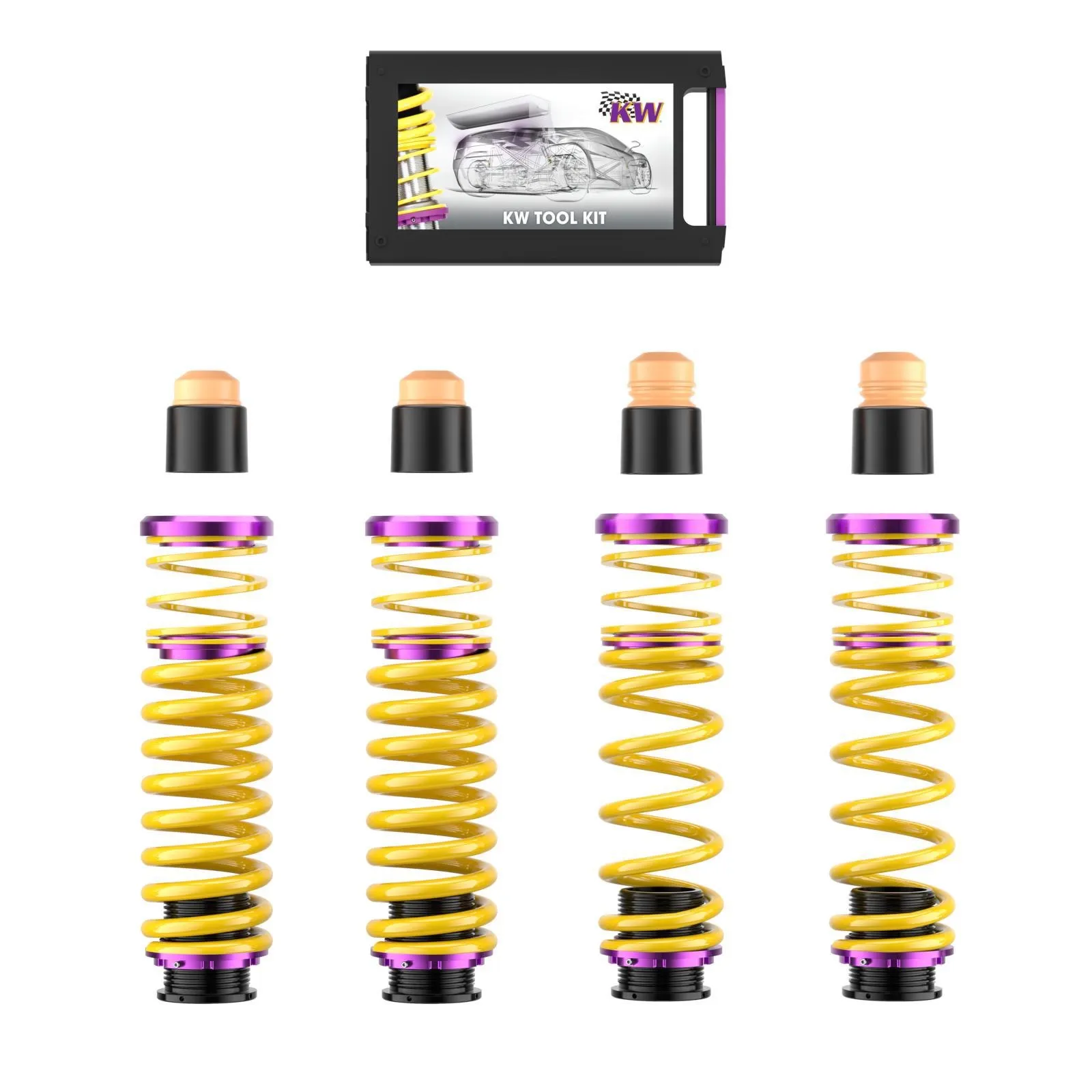 KW Suspensions 253200EK Комплект регулируемых пружин с занижением для BMW Touring G21 07/2019- M3 Competition xDrive