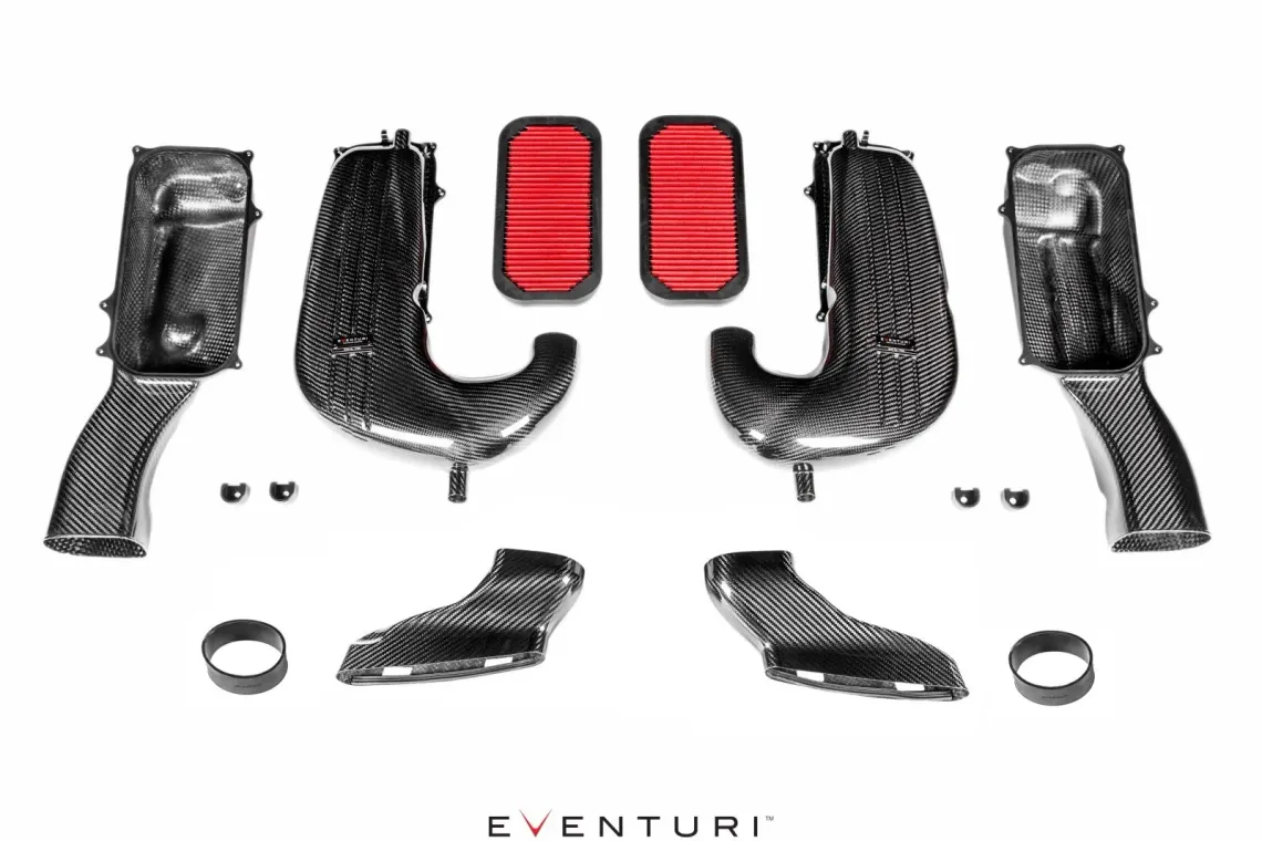Eventuri EVE-C63SV2-CF-INT Впускная система из карбона для MERCEDES C63 C63S AMG