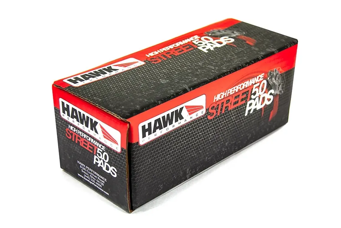 Колодки тормозные HB453B.585 HAWK 5.0 передние MMC Lancer Evo V-X / SUBARU WRX STI / MEGAN RS