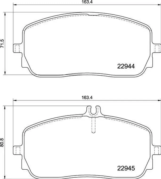 DC Brakes STR.S+ DC2209P18 Тормозные колодки для MB A35 AMG; CLA; GLE; AMG; G W463; 2018->