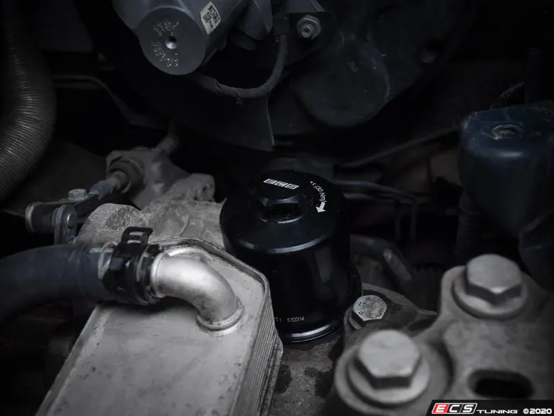 ECS Tuning ES#4039295 Алюминиевый корпус фильтра DQ250 (чёрный) — фото 12 из 12