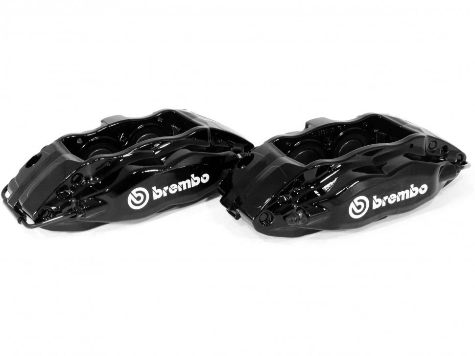 Brembo Комплект суппортов 4 поршня для VAG PQ35/MQB (чёрный) — фото 1 из 4
