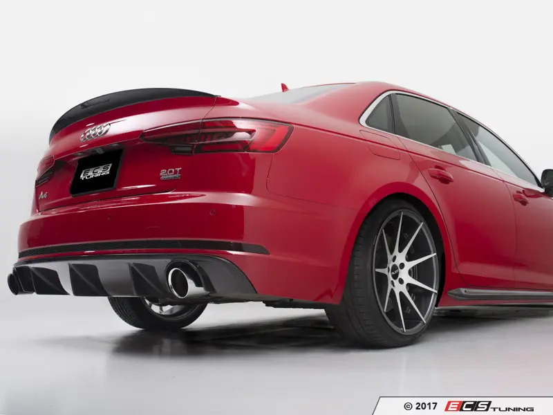 ECS Tuning ES#3145741 Карбоновый диффузор заднего бампера для Audi A4 B9 — фото 3 из 12