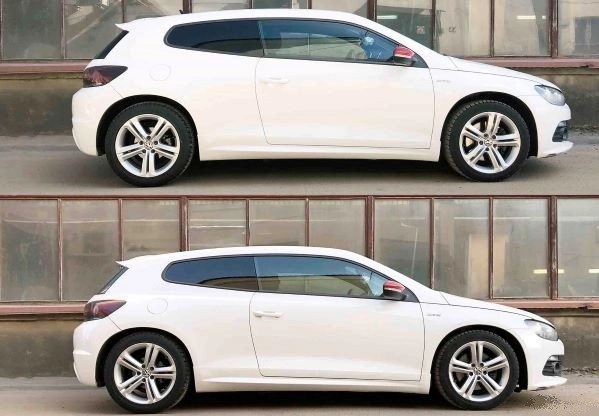 H&R 29013-1 Пружины с занижением VW Scirocco — фото 3 из 3