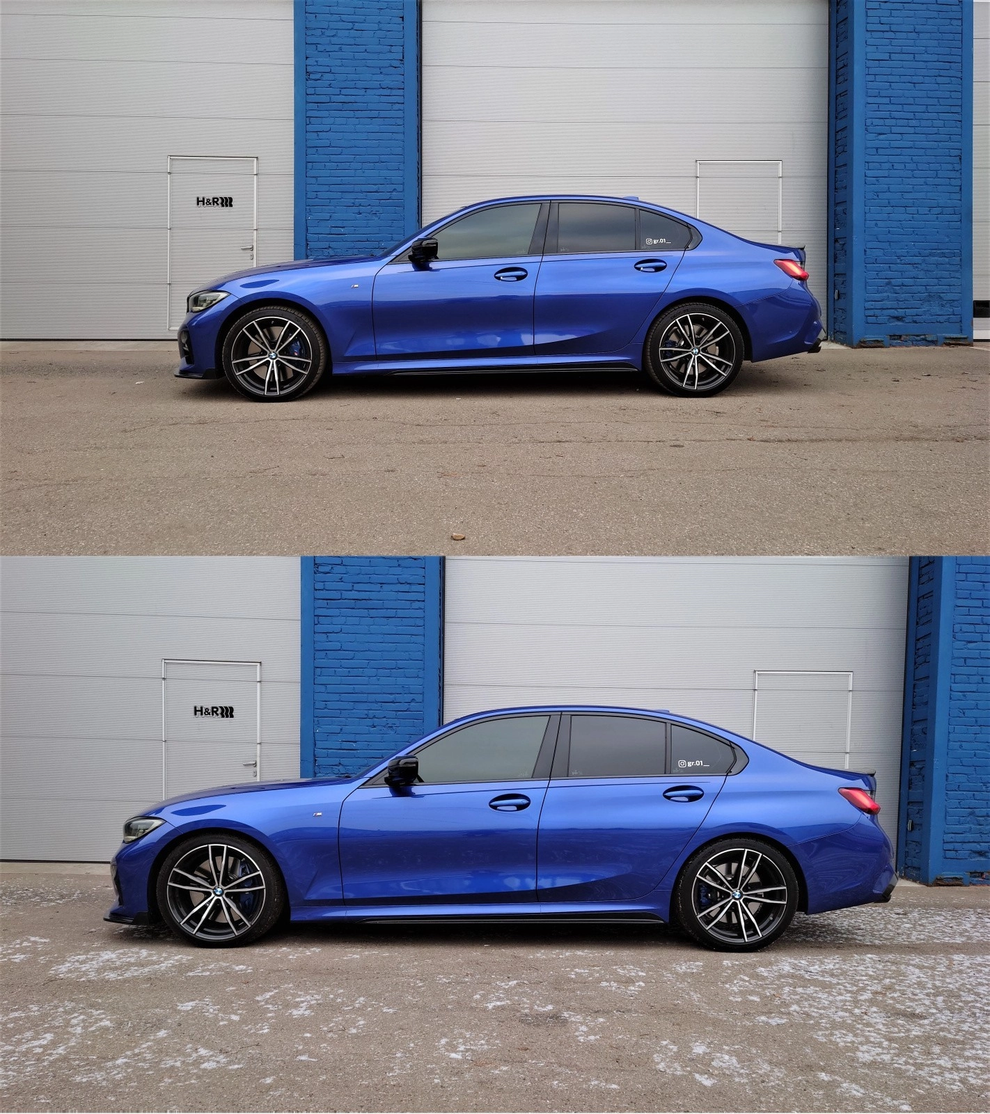 H&R 28662-2 Пружины с занижением для BMW 3 G20 / 4 G22 / M240 G42 — фото 3 из 3