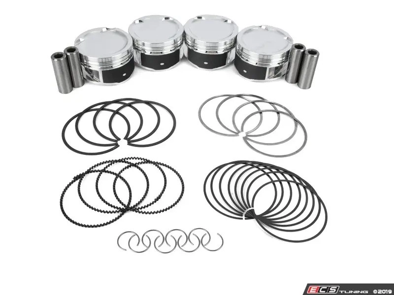 JE Pistons Комплект кованых поршней CR 9.1:1 для VAG 2.0 TFSI EA113 83mm — фото 9 из 11