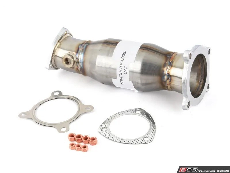 CTS Turbo CTS-EXH-TP-0006-B9-CAT Даунпайп с спортивным катализатором для Audi A4/A5/Q5 B9 / A6/A7 C8 — фото 1 из 4