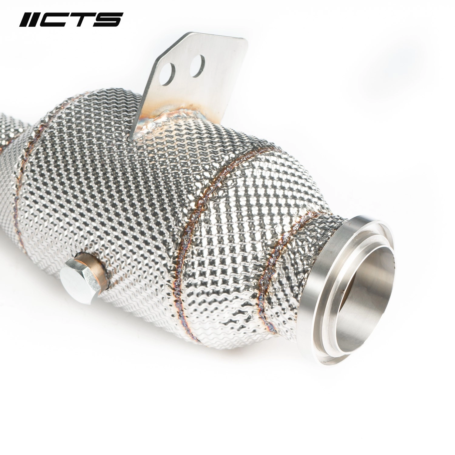CTS Turbo Даунпайпы со спортивными катализаторами для Mercedes Benz C43 C400 C450 E43 E400 E450 — фото 4 из 4