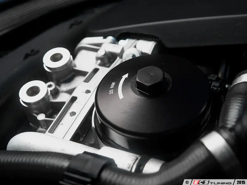 ECS Tuning ES#2762321 Алюминиевый корпус масляного фильтра для BMW N20 N52 N54 N55 S55 S58 — фото 17 из 18