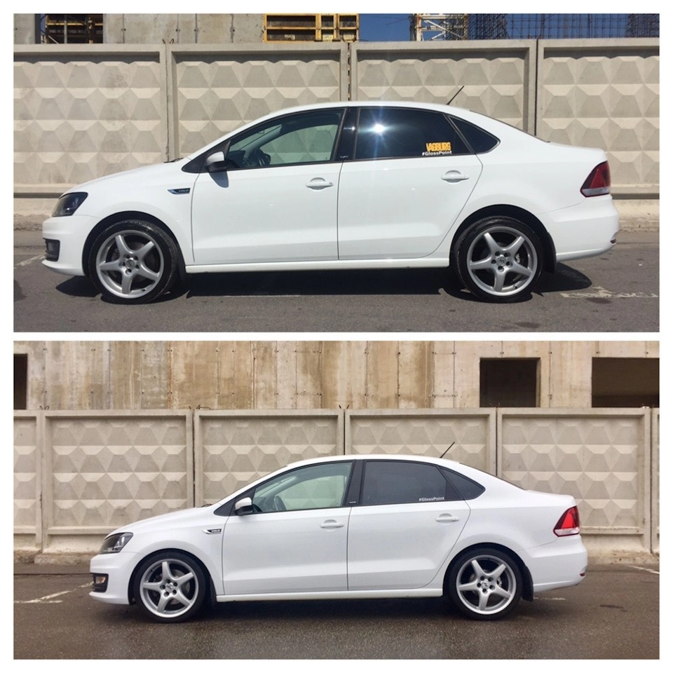 H&R 28841-1 Пружины с занижением Skoda Rapid / VW Polo Sedan — фото 2 из 4
