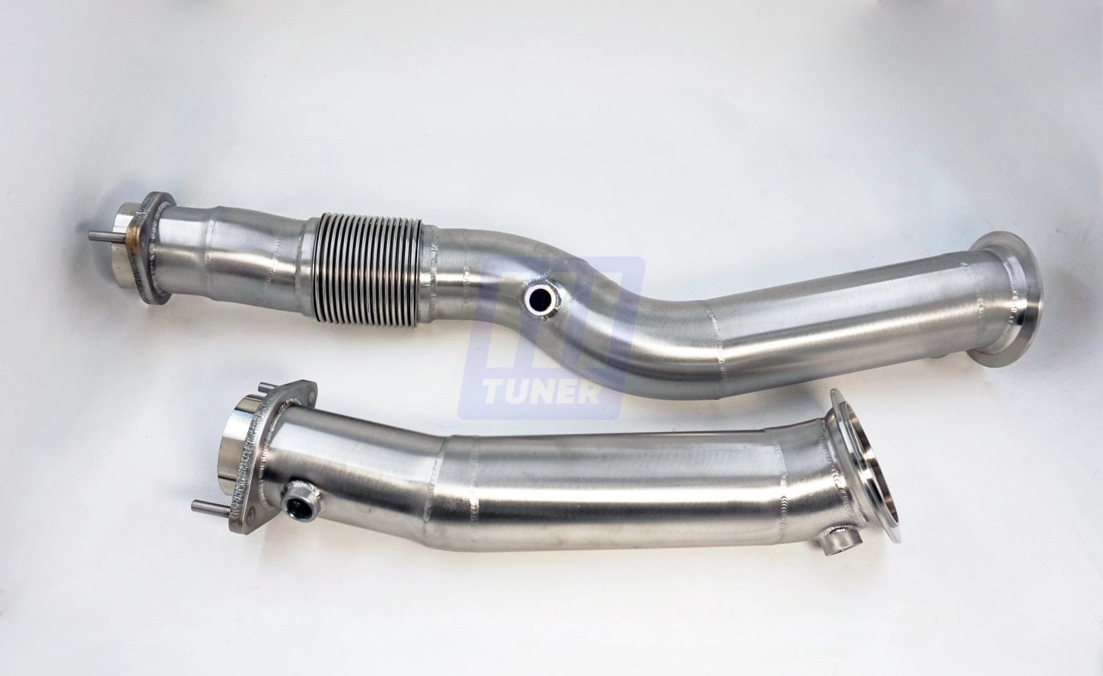 Bronko DS58G80 Даунпайпы без катализаторов для S58 BMW M3 & M4 G80, G82, G83 — фото 5 из 6