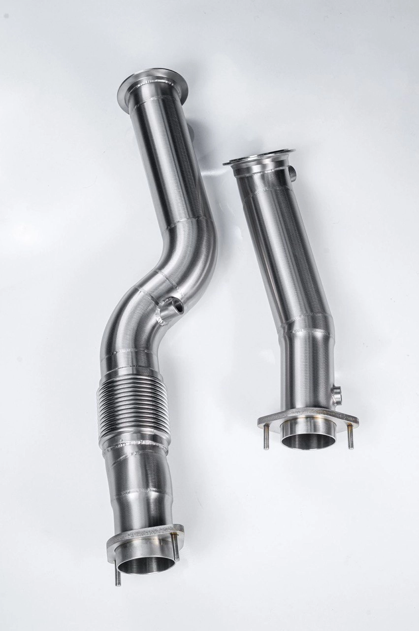 Bronko DS58G80 Даунпайпы без катализаторов для S58 BMW M3 & M4 G80, G82, G83 — фото 6 из 6
