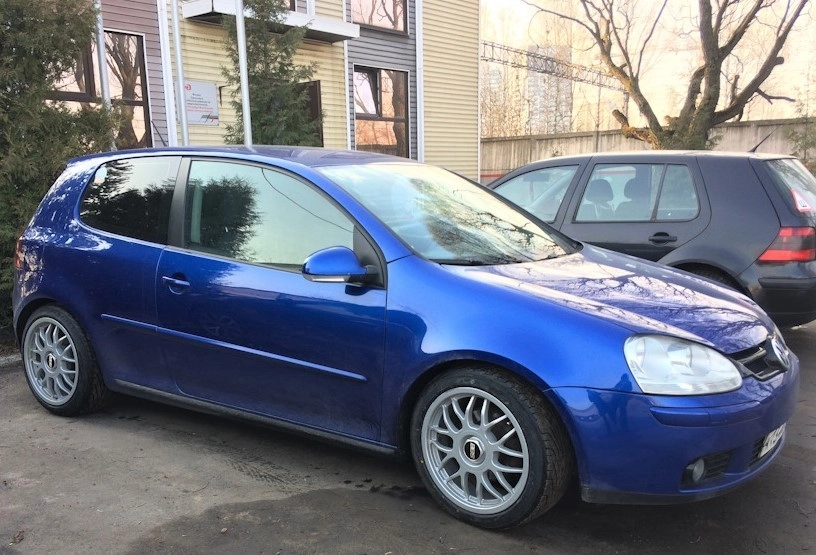 H&R 29261-1 Пружины с занижением Skoda Octavia A5, VW Golf 5, AUDI A3(8P) — фото 3 из 4