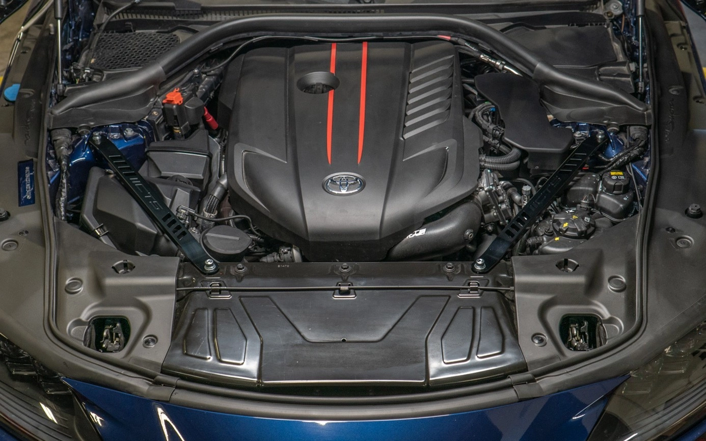 CTS Turbo Комплект растяжек под капот для Toyota Supra A90/A91 — фото 4 из 4