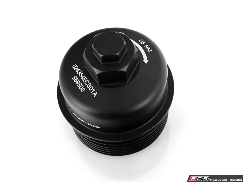 ECS Tuning ES#3504941 Алюминиевый корпус масляного фильтра для EA839 2.9T/3.0T (чёрный) — фото 2 из 7