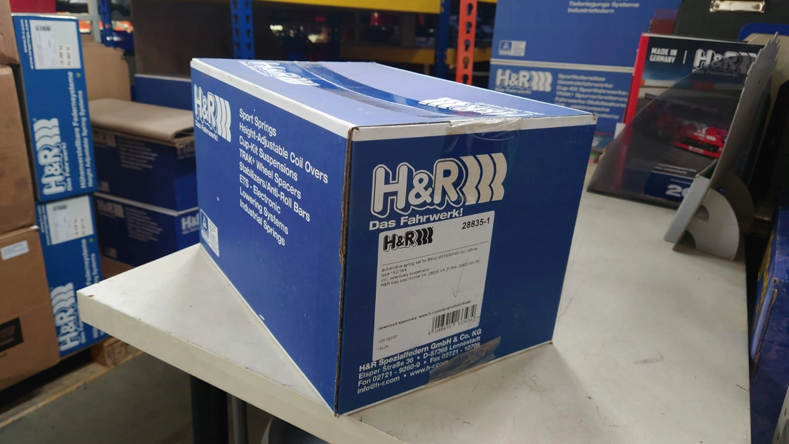 H&R 28835-1 Пружины с занижением BMW M135 M140 F20/F21 — фото 3 из 4