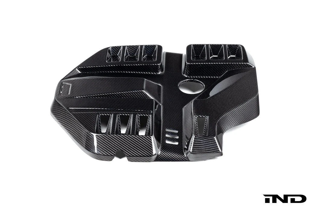 Eventuri EVE-G8XM-CF-ENG Крышка двигателя из карбона для BMW G8X M2 / M3 / M4 S58 (глянец) — фото 6 из 8