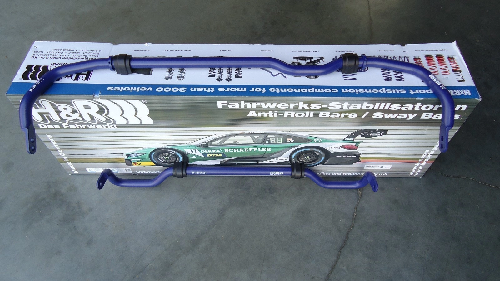 H&R Anti-Roll-Bars 33851-4 Стабилизаторы поперечной устойчивости для Skoda Octavia A7, VW Golf 7 — фото 1 из 4