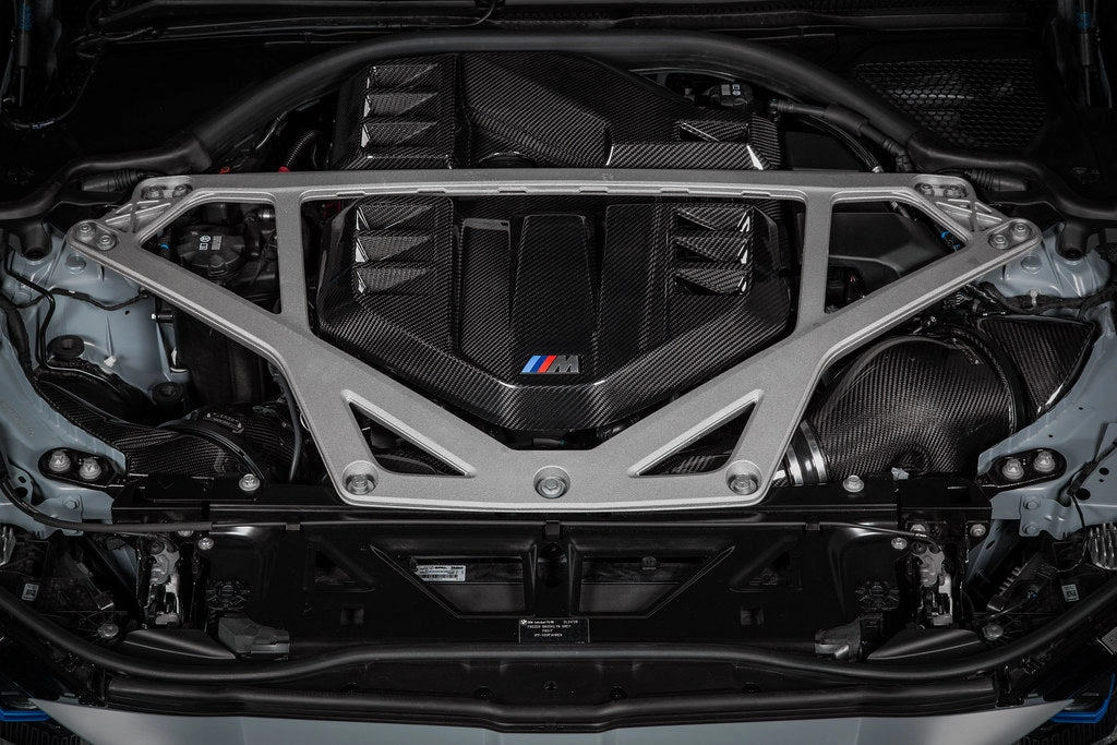 Eventuri EVE-G8XM-CF-ENG Крышка двигателя из карбона для BMW G8X M2 / M3 / M4 S58 (глянец) — фото 2 из 8