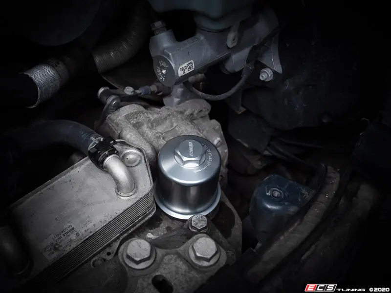 ECS Tuning ES#4039296 Алюминиевый корпус фильтра DQ250 (полированный) — фото 7 из 9