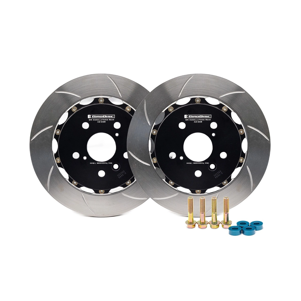 GiroDisc A2-268 Задние тормозные роторы для Toyota GR Corolla, Yaris — фото 1 из 2