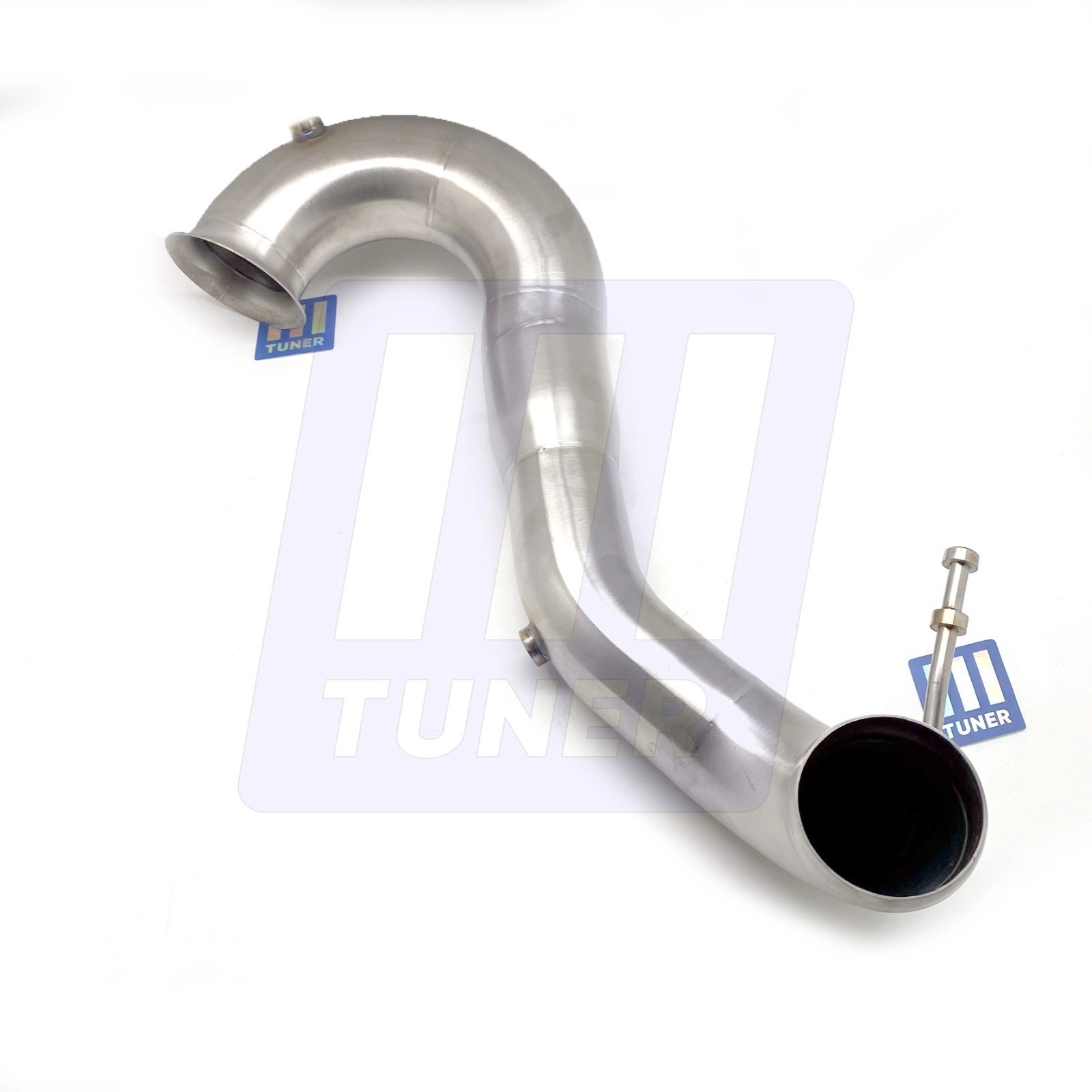 Turbo-V Даунпайп без катализатора для Mercedes Benz A45 / CLA45 / GLA45 AMG — фото 1 из 7