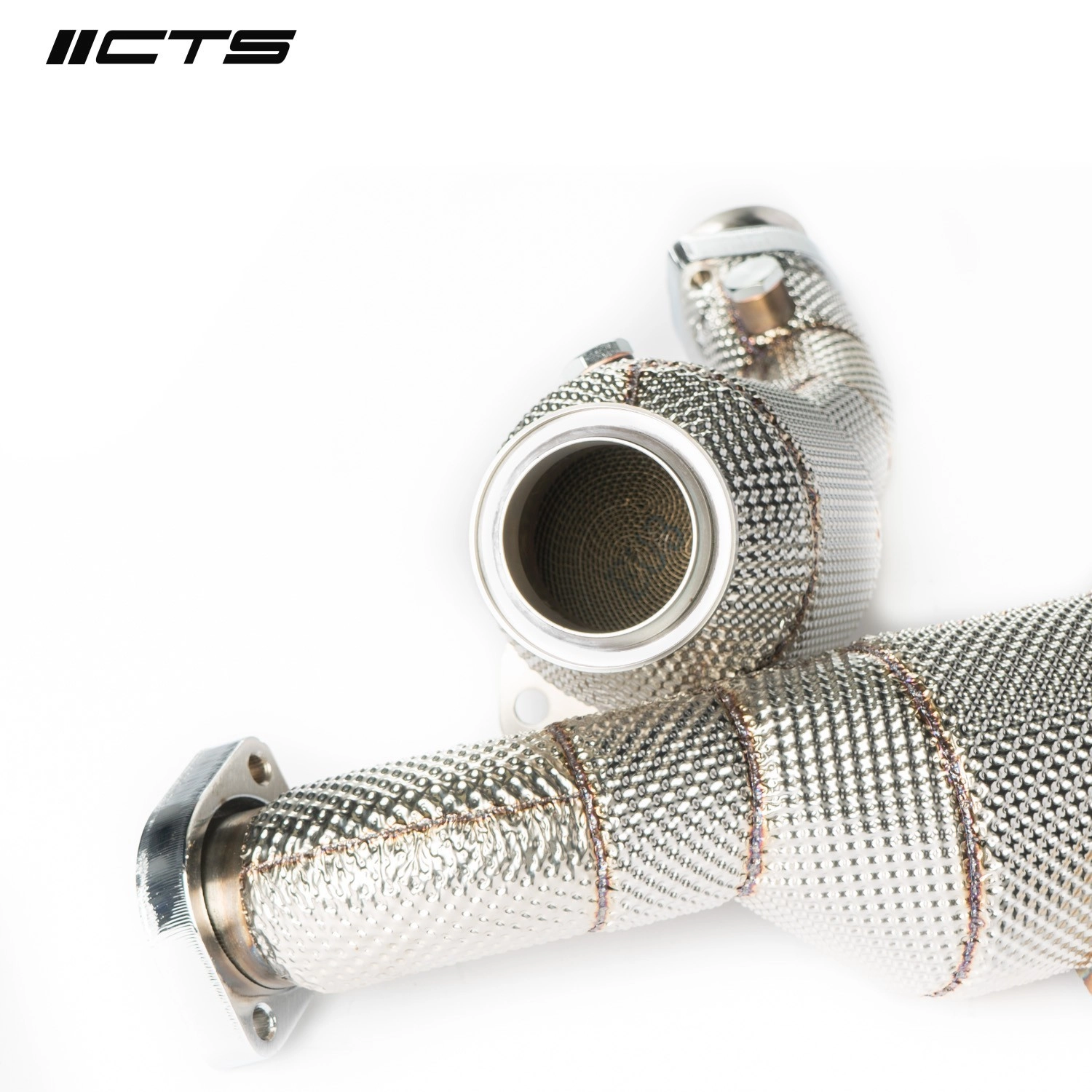CTS Turbo Даунпайпы со спортивными катализаторами для Mercedes Benz C43 C400 C450 E43 E400 E450 — фото 3 из 4