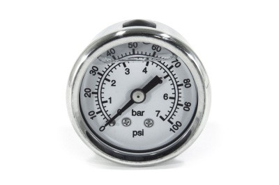 BLACKROCK LAB FPM-100WT Манометр топливный 0-7 bar (белый); резьба 1/8 NPT папа — фото 1 из 1