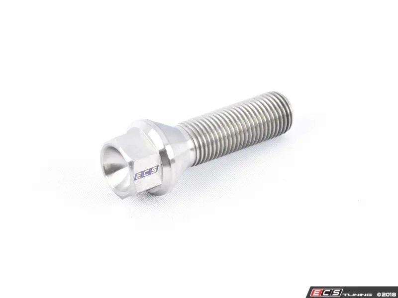 ECS Tuning Конусный болт колёсный из титана 14x1.5x40мм (комплект 20 штук) — фото 4 из 7