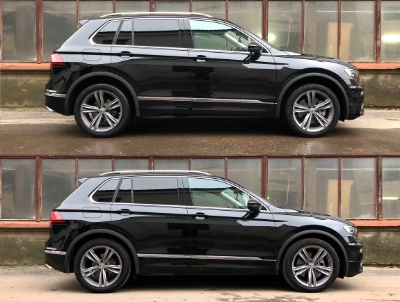 H&R 28755-3 Комплект пружин с занижением для VW Tiguan II / Skoda Kodiaq (4WD) — фото 5 из 6