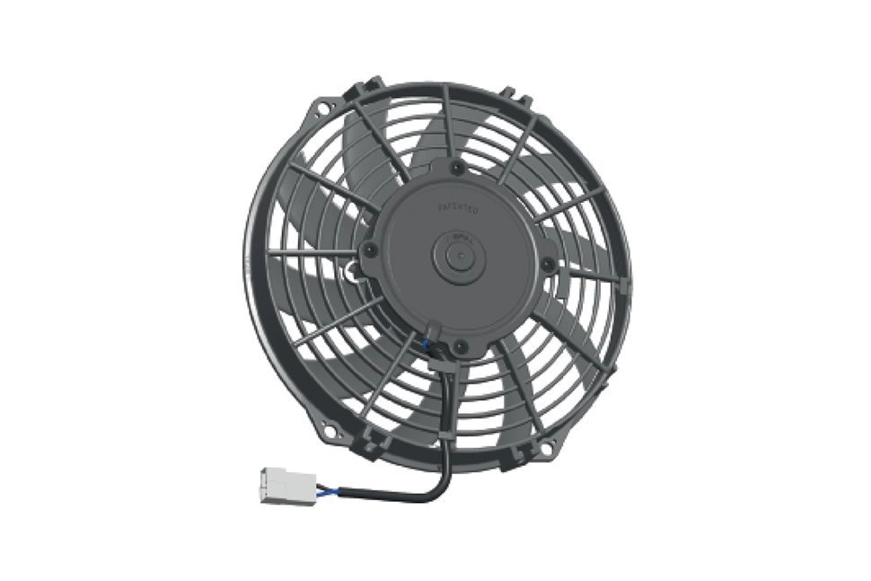 SPAL VA07-AP12/C-31A Вентилятор втягивающий (за радиатором) 9" (225mm) 920 м3/ч — фото 1 из 3