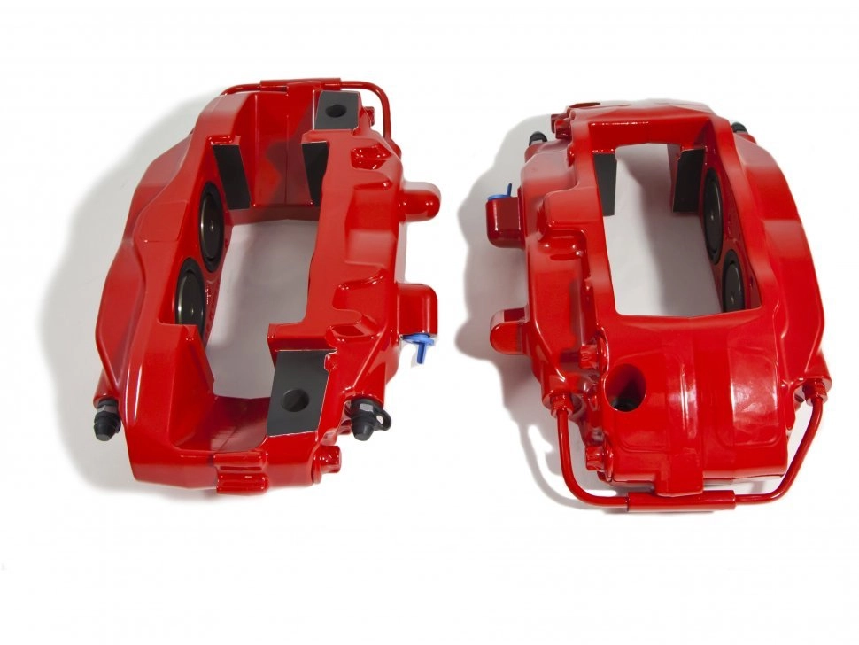 Brembo 4pot комплект тормозной системы на VAG (КРАСНЫЕ) — фото 3 из 4