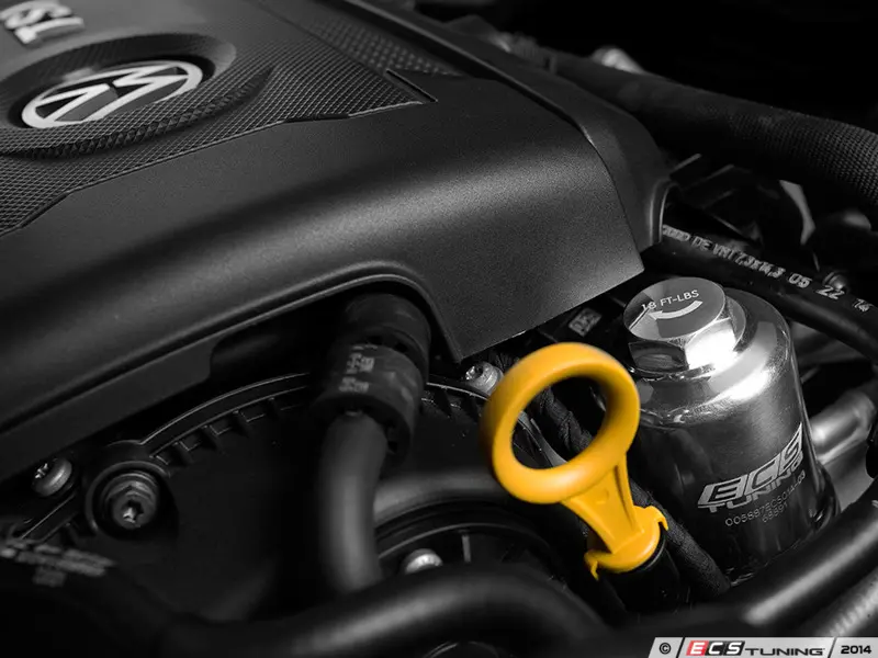 ECS Tuning ES#2785482 Алюминиевый корпус масляного фильтра для VAG 1.8 2.0 TSI Gen.3 (полированный) — фото 12 из 16