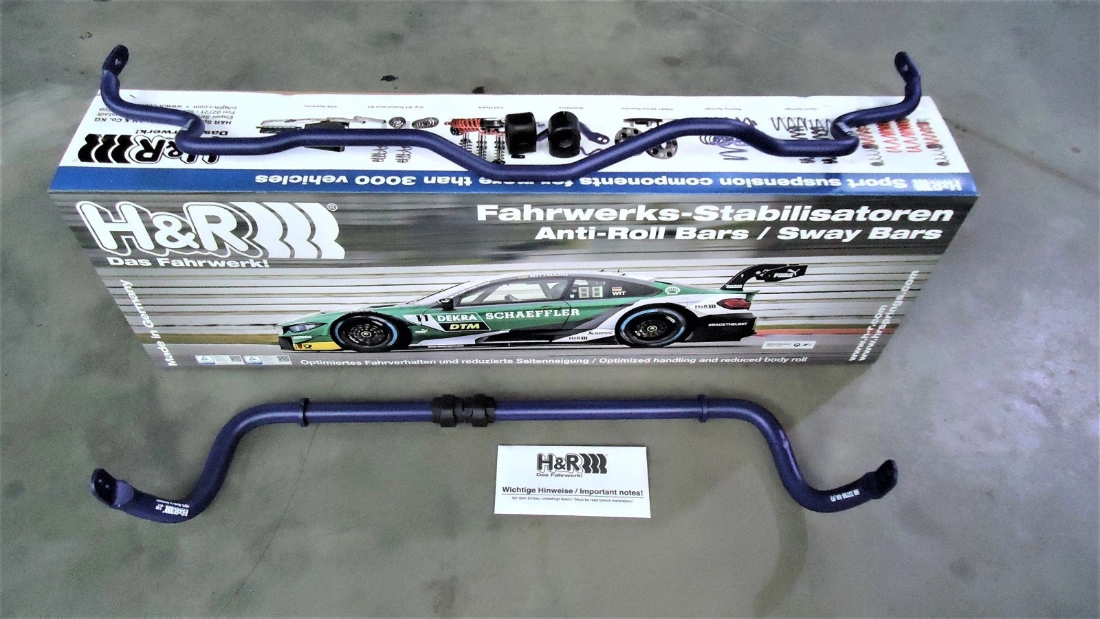 H&R Anti-Roll-Bars 33756-2 Стабилизаторы поперечной устойчивости для Audi A4 / RS4 / A5 / RS5 (B9) — фото 1 из 3