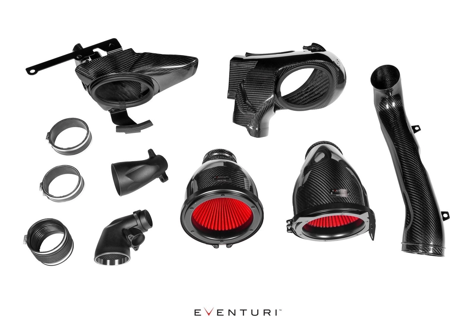 Eventuri EVE-G8XMV2-CFM-INT Впускная система из карбона для BMW M3/M4 G8x (матовая) — фото 2 из 13