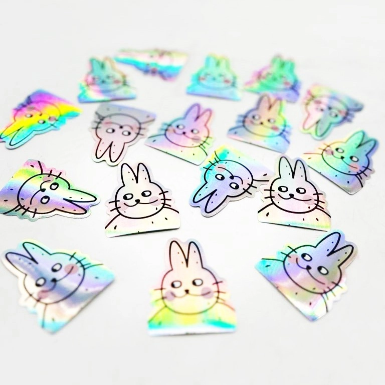 Стикер голографический THE GLASS RABBIT — фото 1 из 1