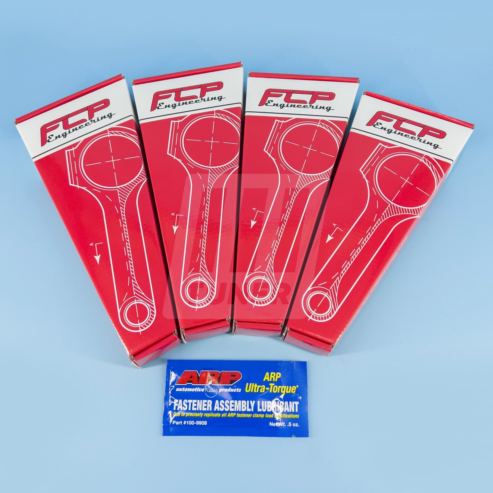 FCP EA888 X-Beam Кованые стальные шатуны 144MM/23MM под оригинальные поршни — фото 1 из 10