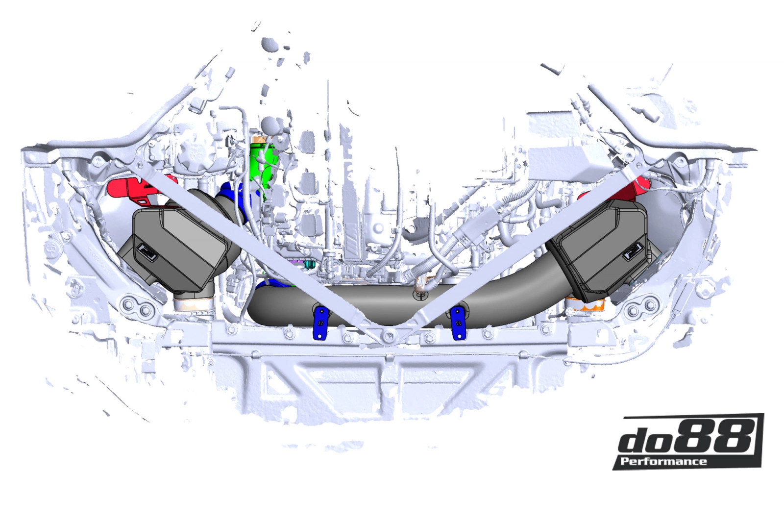 do88 LF-270 Впускная система из карбона для BMW M2/M3/M4 G8x — фото 11 из 18